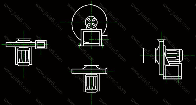 9-19_NO_4、4.5、5.6A风机CAD图纸