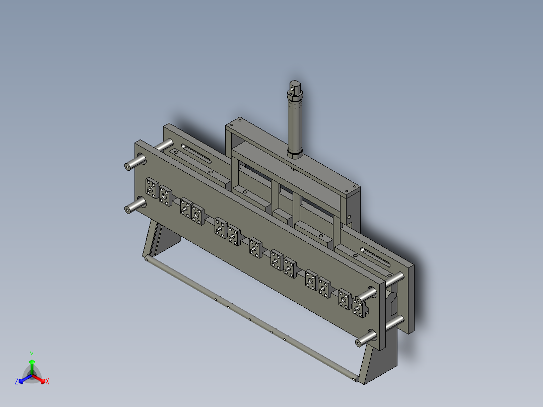 多功能钻孔工序工装设备3D模型