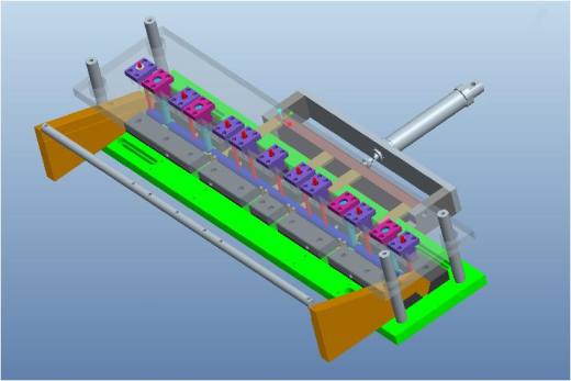 多功能钻孔工序工装设备3D模型缩略图