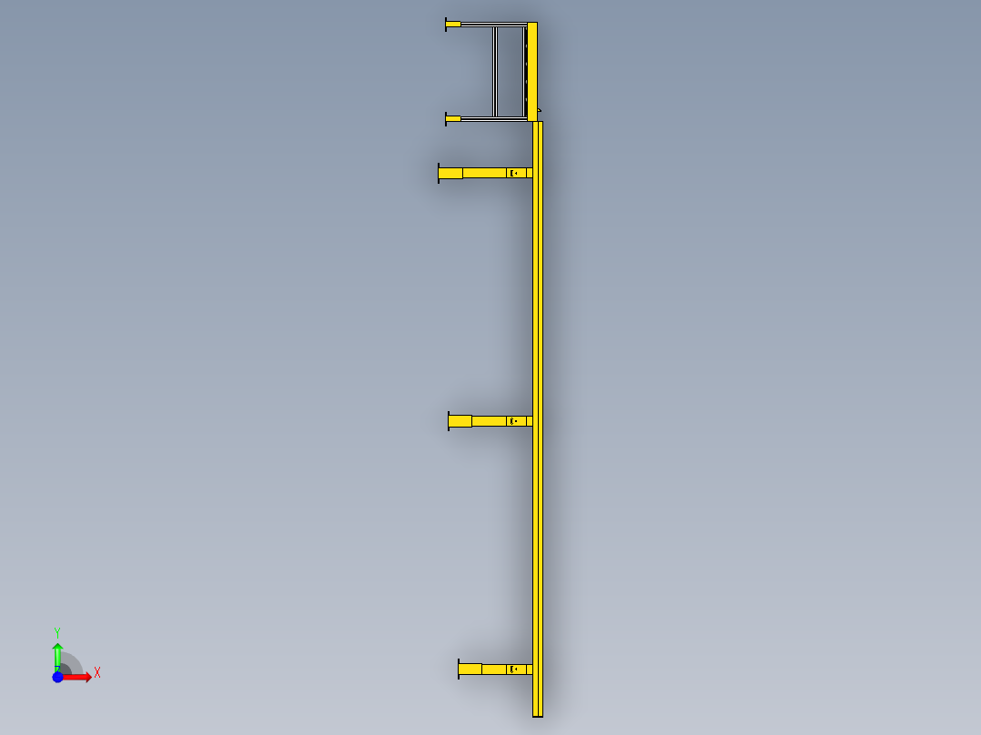 座椅下线前视图