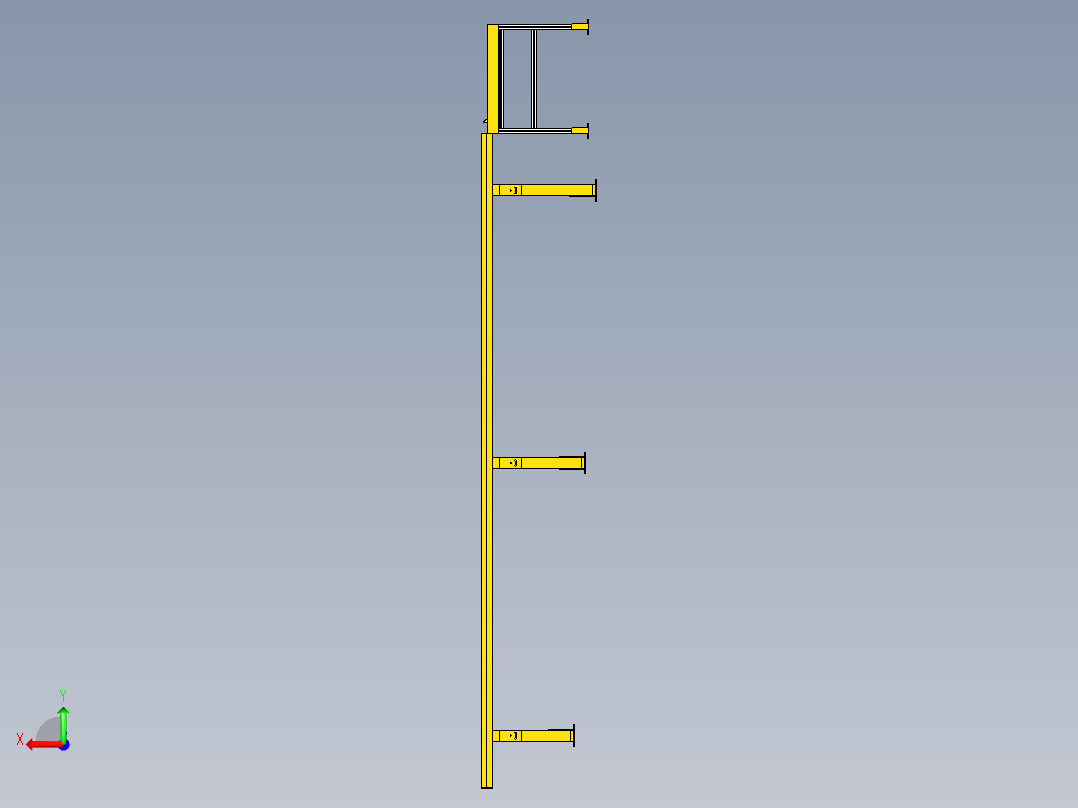 座椅下线后视图