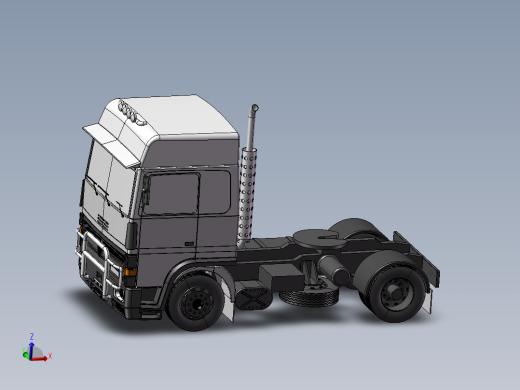 9.R365重型卡车 3d模型图纸