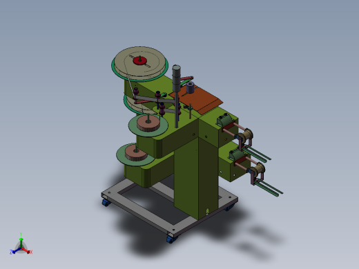 卧式双层收料架