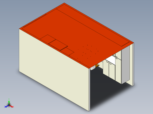 带中央旋转的厨房