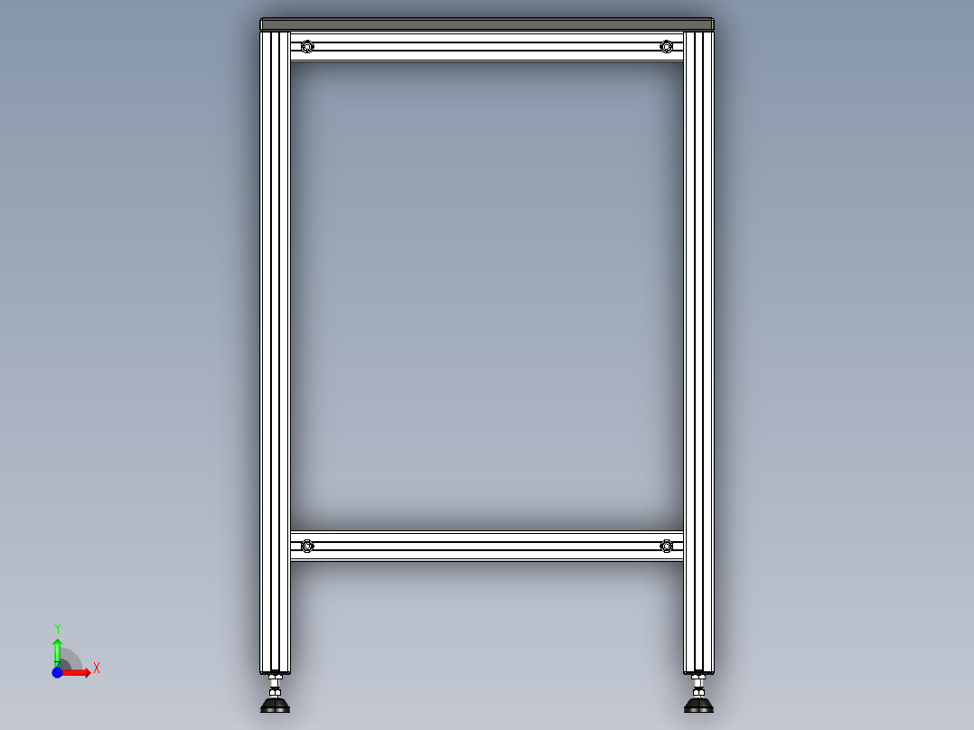 型材-BR 1200X600X900 BENCH RENDER 3842000001前视图