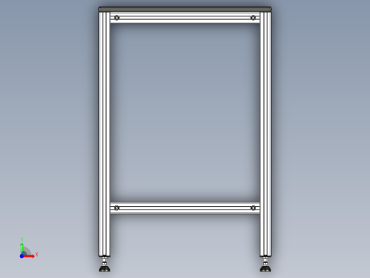 型材-BR 1200X600X900 BENCH RENDER 3842000001前视缩略图