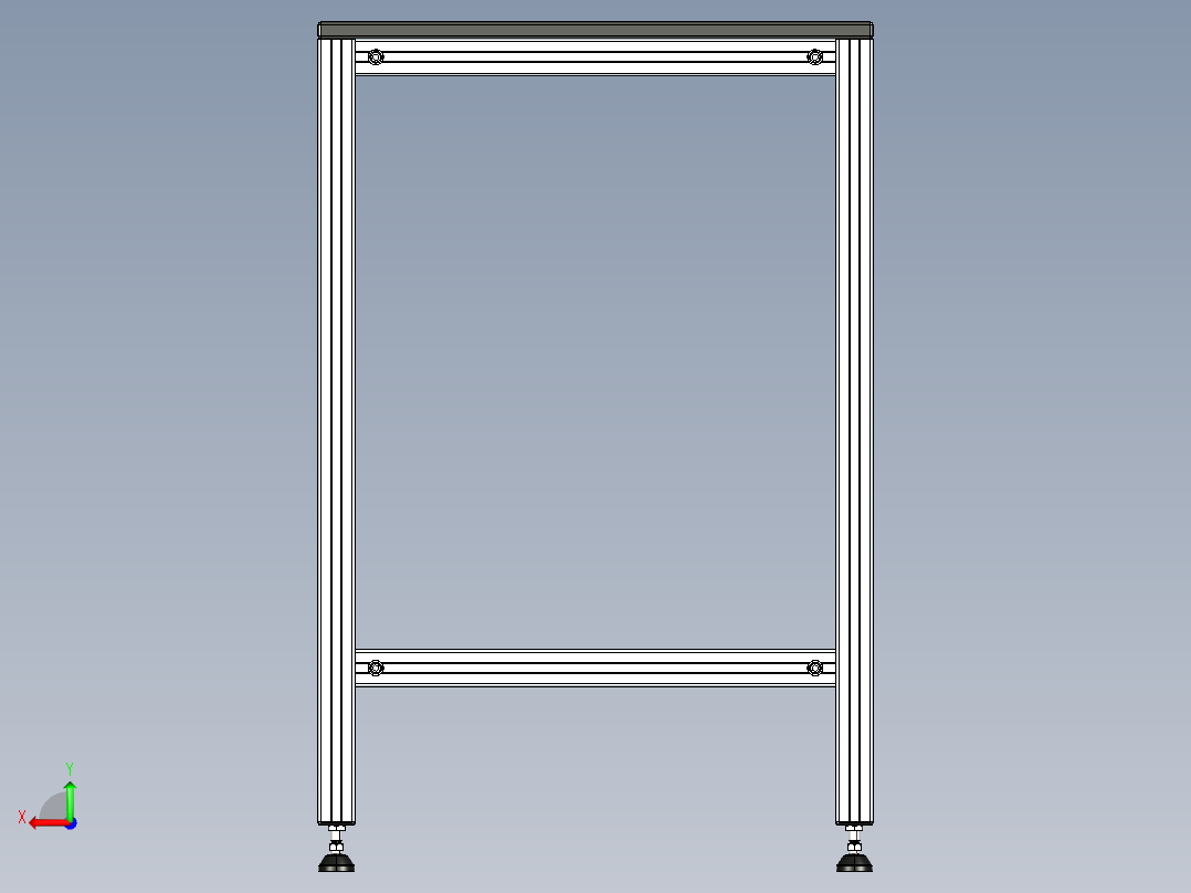 型材-BR 1200X600X900 BENCH RENDER 3842000001后视图