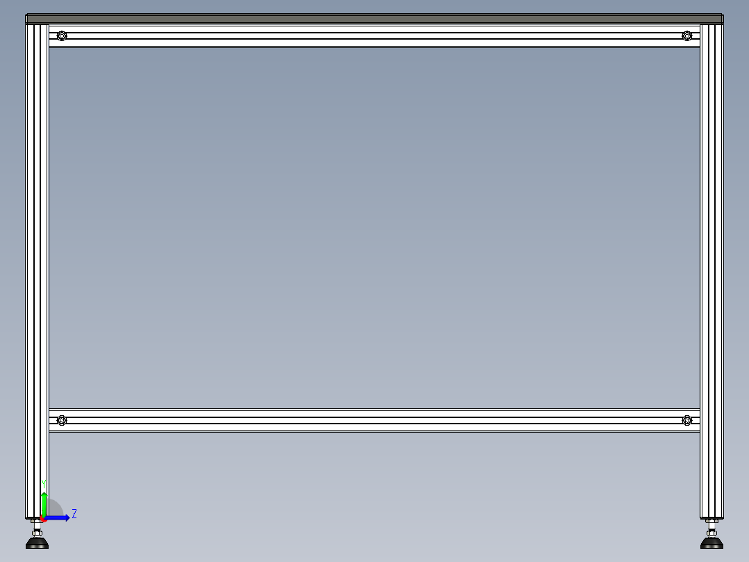 型材-BR 1200X600X900 BENCH RENDER 3842000001左视图