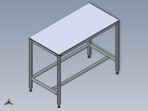 型材-BR 1200X600X900 BENCH RENDER 3842000001正等轴测缩略图