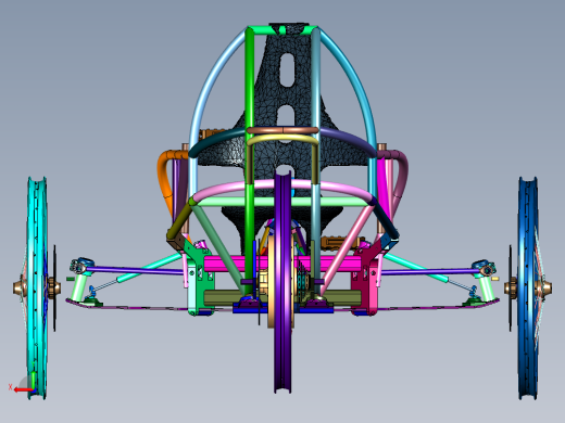 高科技三轮自行车后视缩略图