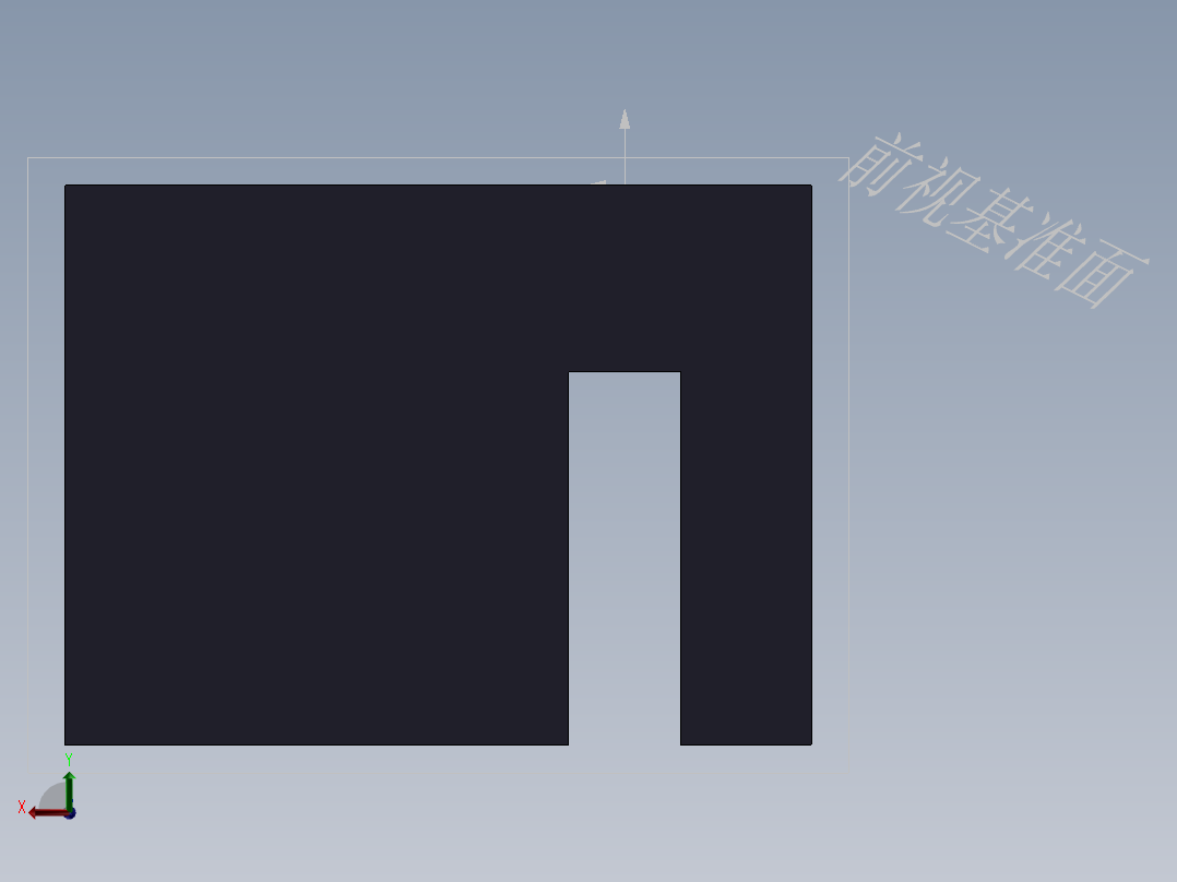 S4 固定铰链座后视图