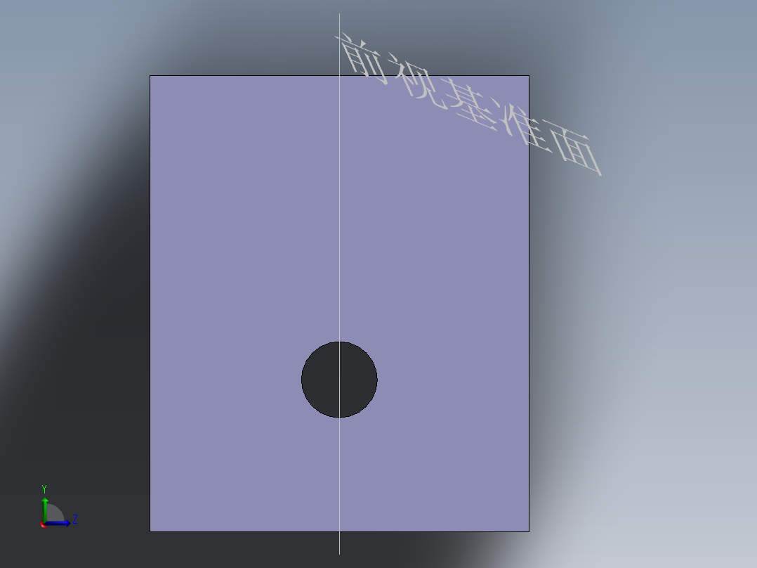 S4 固定铰链座左视图