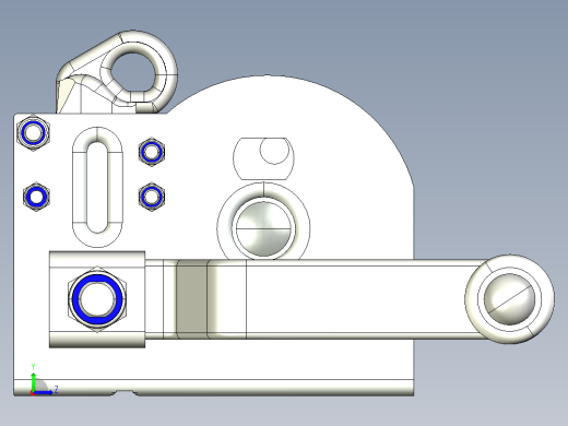 绞车 卷扬机 (38)左视缩略图