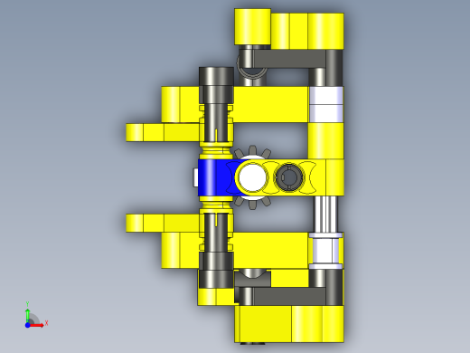 乐高起重机 CATIA STP前视缩略图