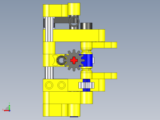 乐高起重机 CATIA STP后视缩略图