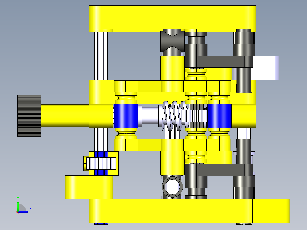 乐高起重机 CATIA STP左视图