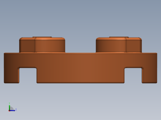 乐高零件 4032 板 2 x 2 圆形-4032 Neon Orange Plate 2 x 2 Round.SLDPRT左视缩略图