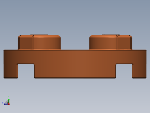乐高零件 4032 板 2 x 2 圆形-4032 Neon Orange Plate 2 x 2 Round.SLDPRT右视缩略图