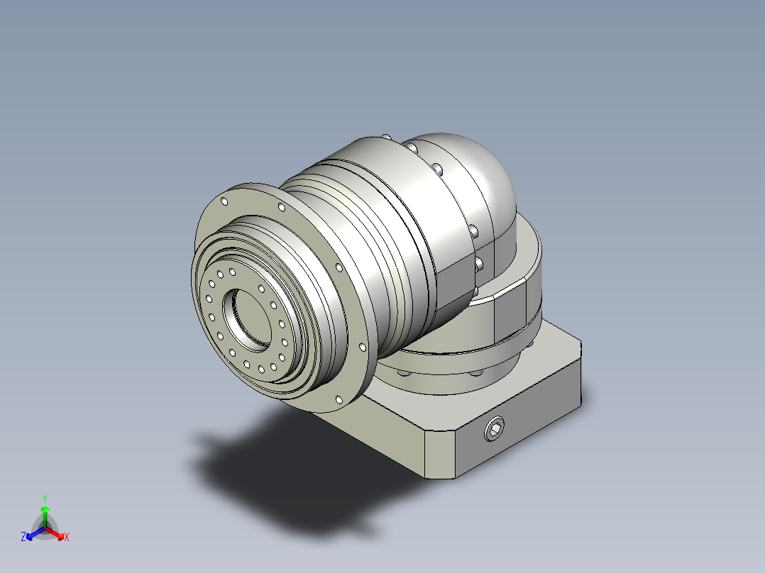 多摩川行星减速机TDR-110-L1-24HA24主视图