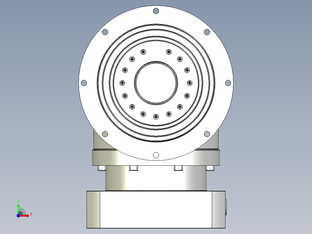 多摩川行星减速机TDR-110-L1-24HA24前视图