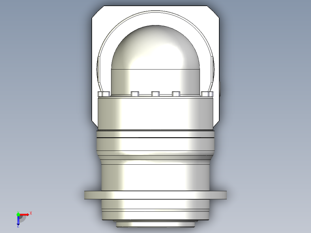 多摩川行星减速机TDR-110-L1-24HA24俯视图