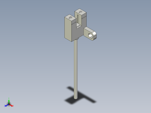 槽型光电传感器LU-T45_3D