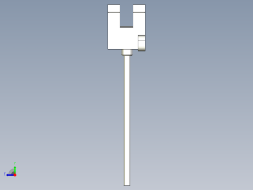 槽型光电传感器LU-T45_3D右视缩略图