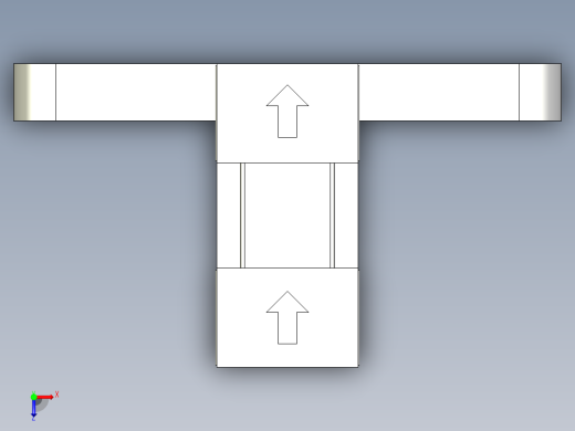 槽型光电传感器LU-T45_3D俯视缩略图