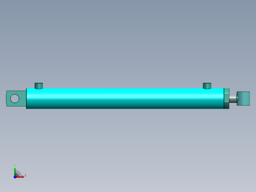 液压缸 油缸 (4)前视缩略图