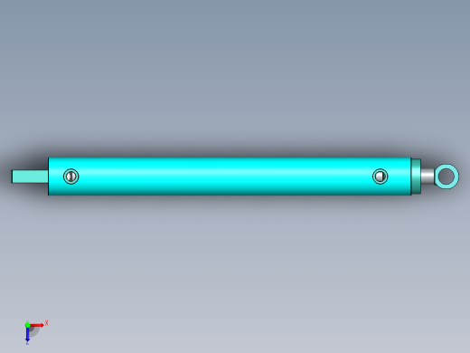 液压缸 油缸 (4)俯视缩略图