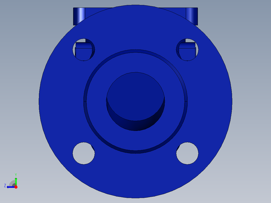 阀门模型-BOA_H_R_Straight_Body_DN50_PN16右视图