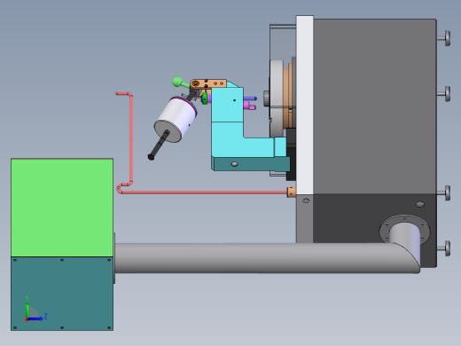 光纤端面研磨机左视缩略图