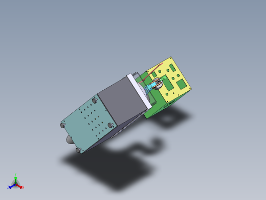 光纤端面研磨机正等轴测缩略图