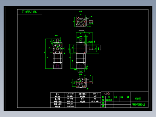 换向器PW90垂直输出 PGH90-L2 19-70-90-M6.dwg