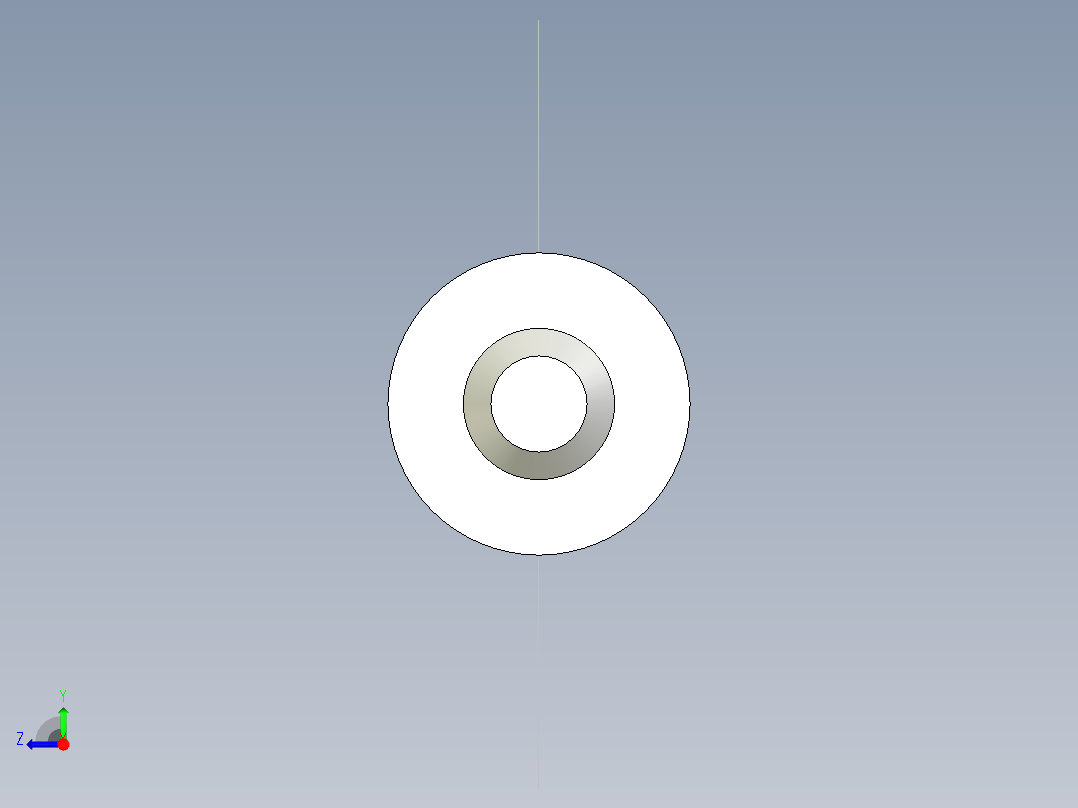 彈簧用華司SSWBB-3D多系列多零件图纸模型右视图