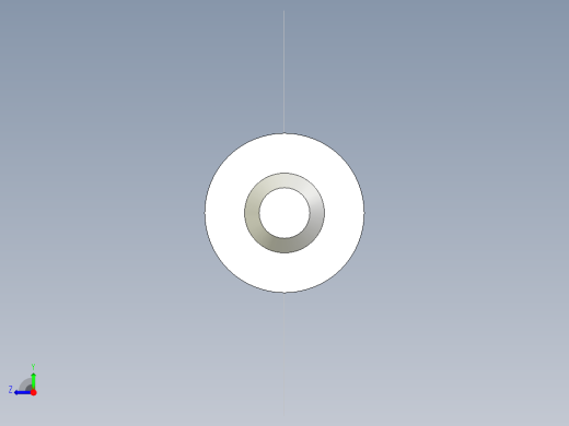 彈簧用華司SSWBB-3D多系列多零件图纸模型右视缩略图