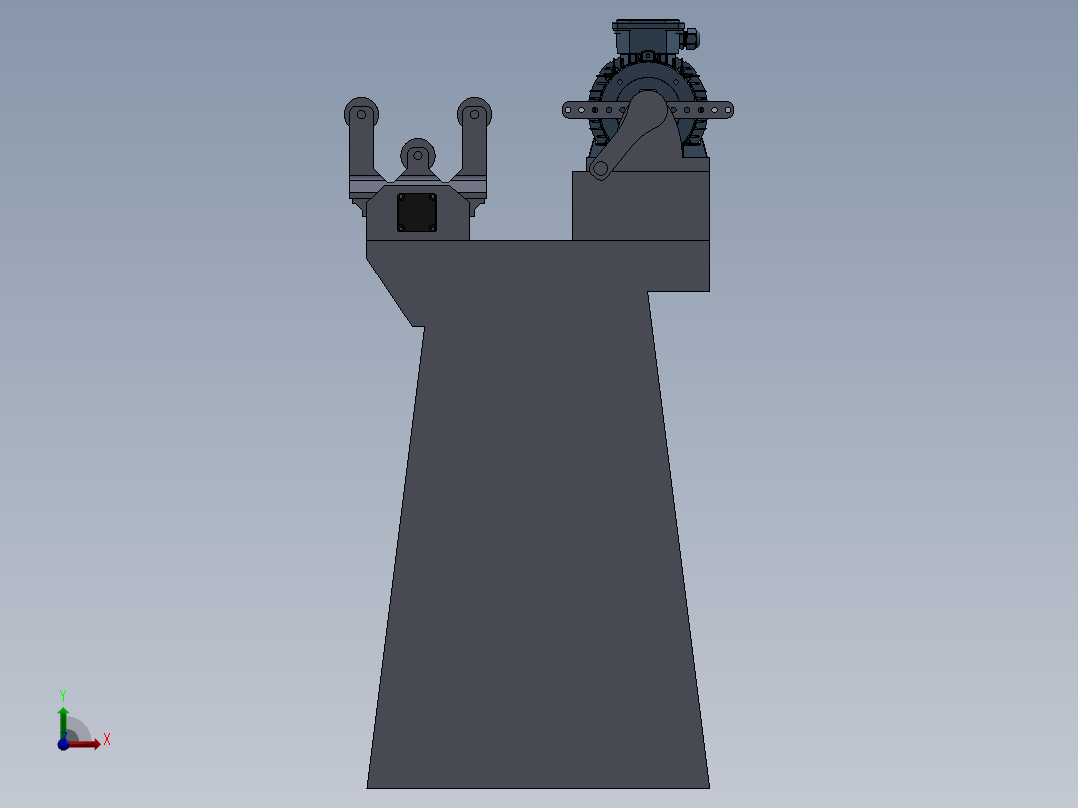 变压器线圈绕线机前视图