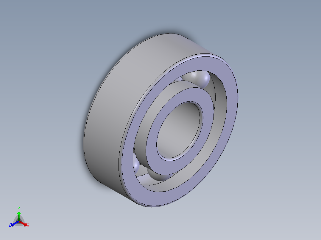 S28 轴承正等轴测图