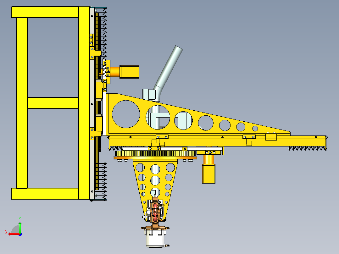 汽车行业-门槛电阻自动焊机后视图