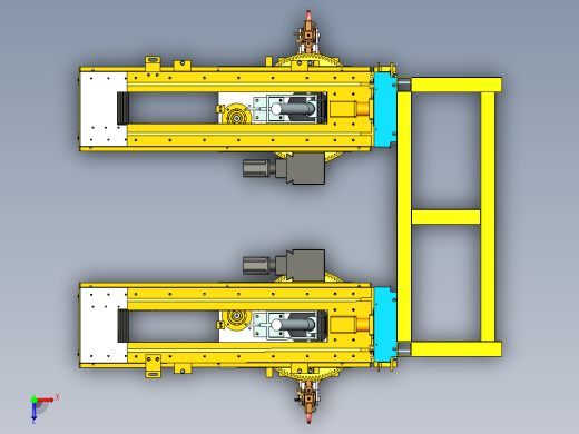 汽车行业-门槛电阻自动焊机俯视缩略图