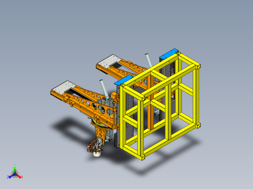 汽车行业-门槛电阻自动焊机正等轴测缩略图