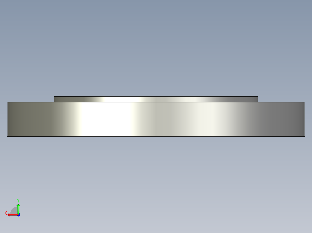 船舶管路系统SeaCor_Blind Flange_37J153060_6in后视图