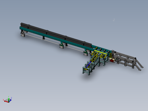 气缸推送式输送机
