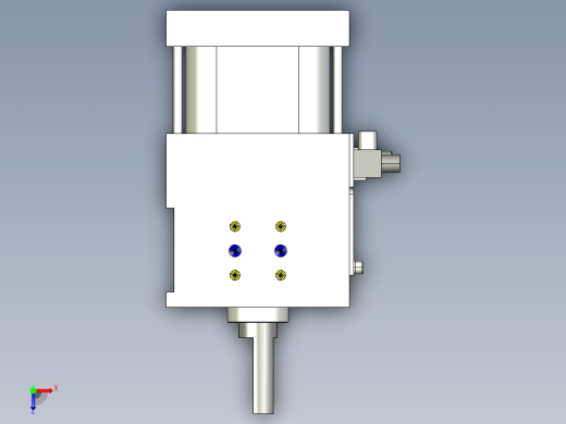 德克斯TUNKERS气缸数模SZK_63x40_A12_T12_TUENKERS俯视缩略图