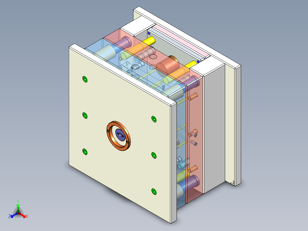 饭盒盖注射工艺及模具设计含三维二维说明书