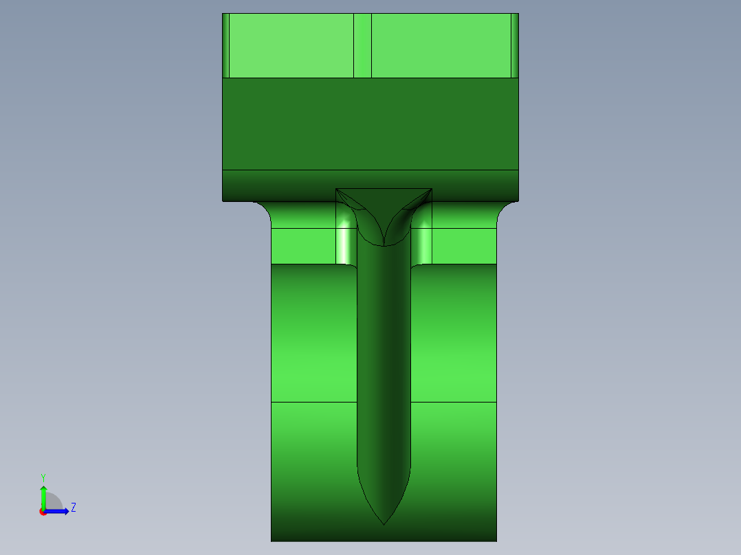 机油泵传动轴支架加工工艺及钻φ11斜孔夹具设计【含三维UG】左视图