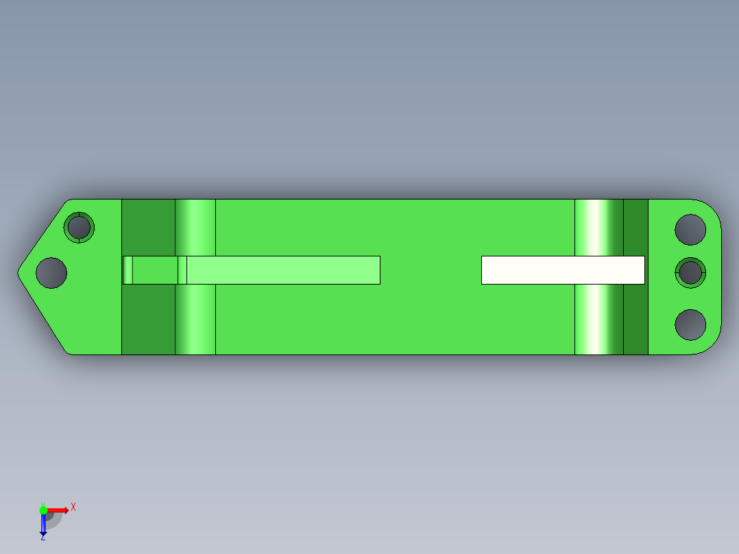 机油泵传动轴支架加工工艺及钻φ11斜孔夹具设计【含三维UG】俯视图