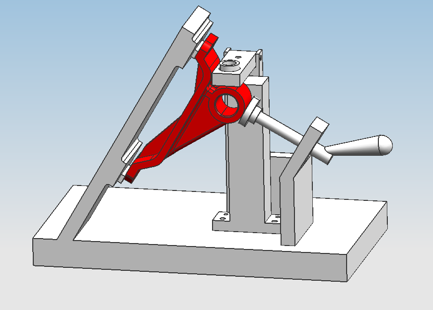 机油泵传动轴支架加工工艺及钻φ11斜孔夹具设计【含三维UG】