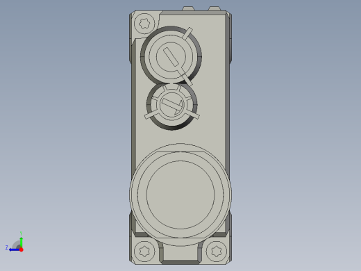 基恩士PZ-G61CB_62CB_kc图纸模型右视缩略图
