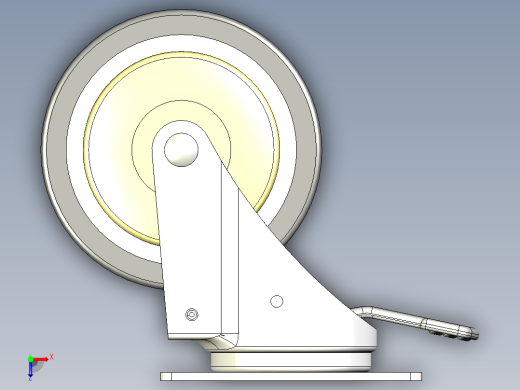 儀器輪、導電輪(700N、800N)5533-3D多系列多零件图纸模型俯视缩略图